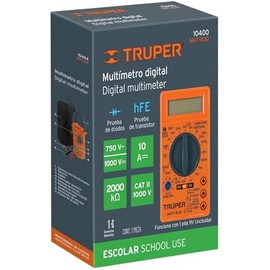 Truper MUT-830, Multímetro digital escolar