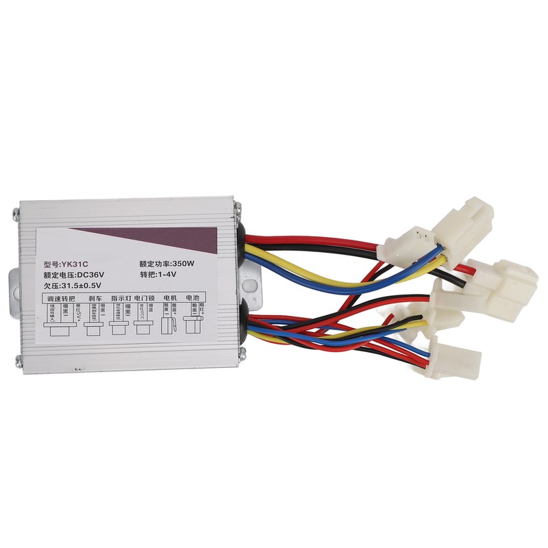 36V 350W Electric Bike Controller Set with Thumb Grip Forward