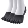 Gunze SQX984 Women's Sabrina, Cotton Blend Five Finger Foot Cover,