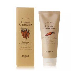 Skinfood 스킨푸드 캐롯 카로틴 밸런싱 클렌징 폼 150ml (당근폼) Skin Food Carrot Carotene Balancing Cleansing Foam 150ml (Carrot Foam)
