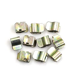 sourcing map Car Dashboard Holder Console Instrument Panel Metal Clip 9 x 7 mm Pack of 10