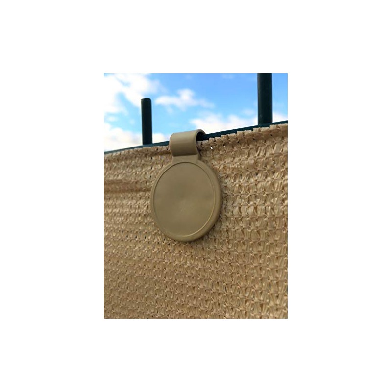 edenvista Plastic Clips for Garden privacy net, Windscreen, Shade cloth