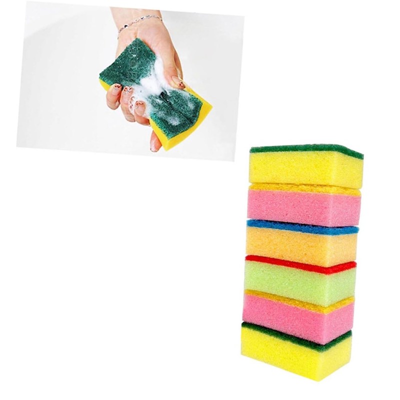 Mobestech 10 Pack Kitchen Cleaning Sponges Non-Skid Dish Sponge Eraser