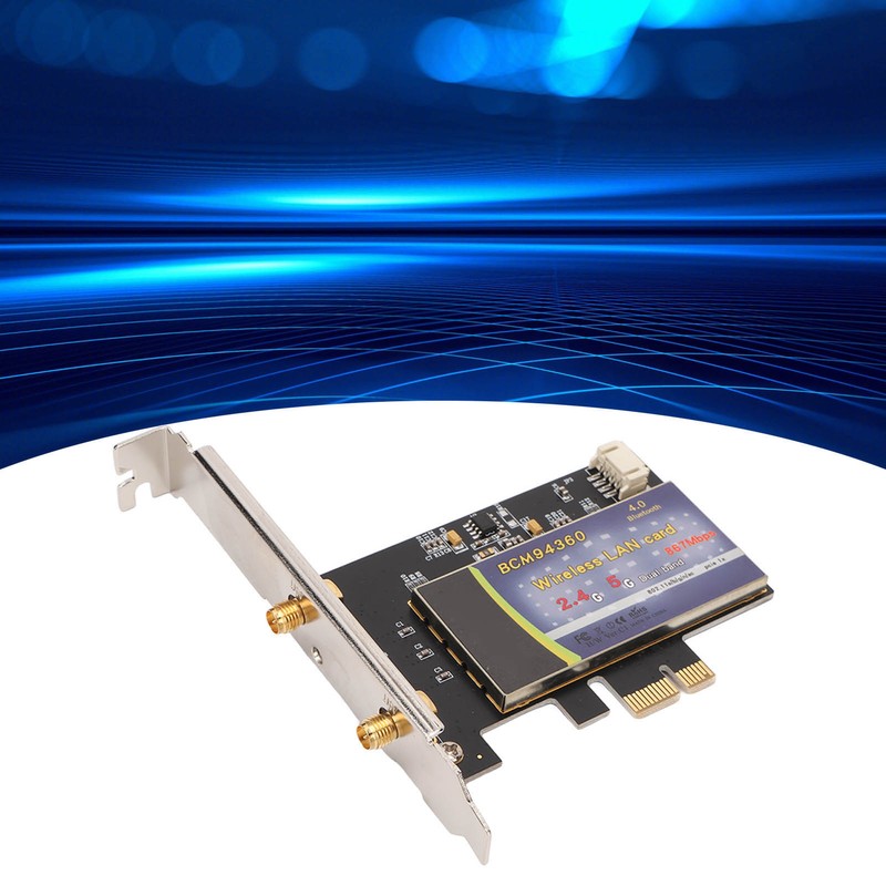 PCI E Network Card BCM94360 1200Mbps PCB Material Computer WiFi