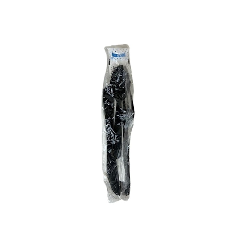 DHG PROFESSIONAL Heavy Duty Black Plastic Cutlery Sets 6 Items