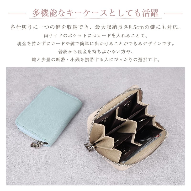 imeetu Mini Wallet, Coin Case, Key Case, Coin Purse, 6