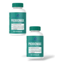 2 Pack Probiomax Probióticos Suplemento 100 Cápsulas                                                                                                  