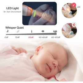 Haakaa Baby Nail Care Kit Nail Trimmer Nail File | Baby Electric Nail File, Safe Nail Clipper