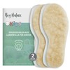 Hey Nature 2 pairs of lambswool insoles for children, winter