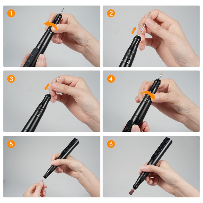 Electric Nail Drill Polish Kit 35000 RPM Nail Drill Pen