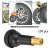Gorgeri Pack of 100 Car Motorcycle Universal Replacement Snap-in Tyre