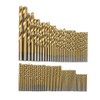 Malayas 99pcs/Set Titanium Coated HSS High Speed Steel Drill Bit