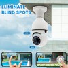YnGia Bulb Security Camera, Wireless Light Bulbs 2.4G WiFi Light