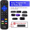 1-clicktech 2-in-1 Remote for Roku TV(Default)/fo