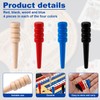 16pcs Cribbage Pegs, Wooden Cribbage Board Pegs Fit 1/8 Inch