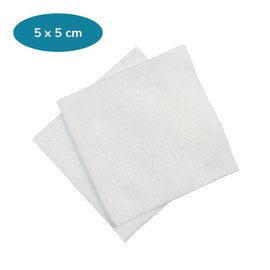 Premier Healthcare 1910 Non–Sterile 4–Ply Non Woven Swabs White (5 x 5 cm)
