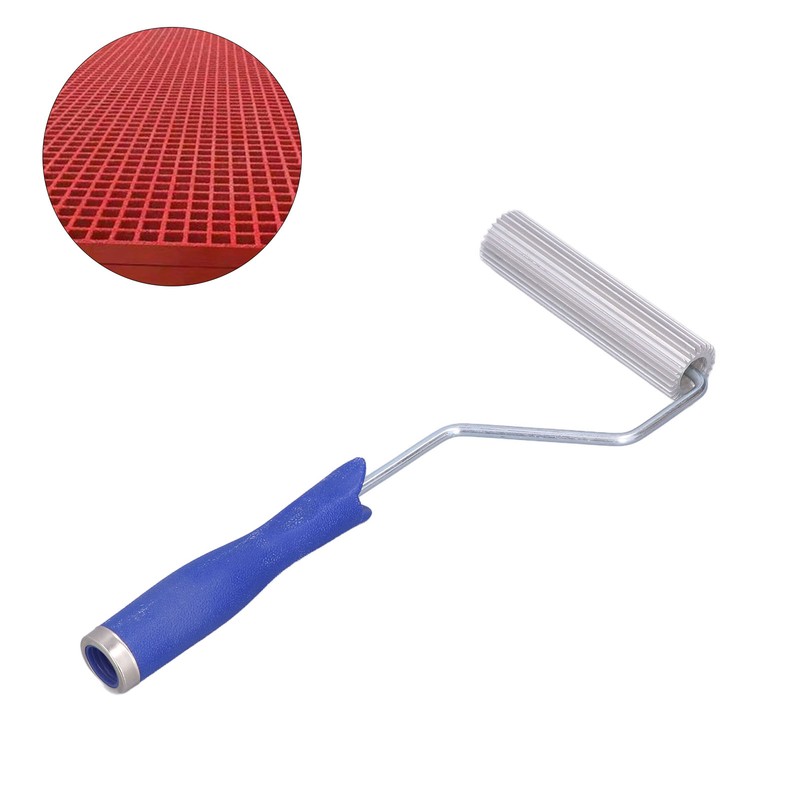 30x125mm Aluminium Alloy Fiberglass Roller Durable Bubble Paddle Tool Laminating
