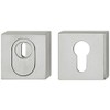 Protective Fitting Front Door Safety Rosette Stainless Steel Square with