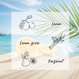 Clesh Toilet Spray Travel Size, Citrus and Sea Salt Lemon, 2 Pack, 1.7 fl oz Each, Up to 170 Uses, Pocket Poop Essential Oils Freshener Spray, Bathroom Odor Eliminator