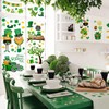 Glenmal 94 Pcs St. Patrick's Day Wall Clings Stickers Lucky
