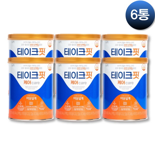 Namyang Take Fit Care Protein Lactic Acid Bacteria Fermented Whey Protein Low Sugar Protein Magnesium 304g x 6 cans / 남양 테이크핏 케어 프로틴 유산균 발효유청단백질 저당 단백질 마그네슘 304g x 6캔