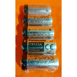 Panasonic Lot Of 50 Panasonic CR123A 3V Industrial Lithium Batteries