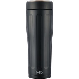 Wahei Freiz Water Bottle Tumbler 12.2 fl. oz. (360 mL) Portable Vacuum Insulation Black Imio IM-0002