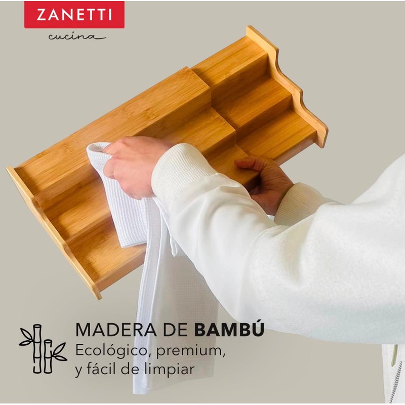 Zanetti - Organizador de Alacena Expandible para Especies y Latas