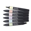 Winsor & Newton ProMarker Set, 6 Count, Pastel Tones