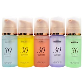 Menokin Manokin 30 second bubble pack Park Bo-young quick bubble mask water glow ampoule pack 95ml moist / 메노킨 매노킨 30초 버블팩 박보영 퀵 버블 마스크 물광앰플팩 95ml 모이스트
