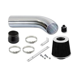 ST Racing 2.75" Black Air Intake Induction Kit +Filter Compatible with 93-98 Volkswagen Jetta GLX VR6 2.8L V6