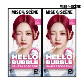 Mise-en-scène New Hello Bubble 7P Sahara Rose Pink 100G / 미쟝센 뉴 헬로버블 7P사하라로즈핑크 100G