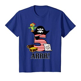 5 Year Old Pirate Birthday Party Theme Boy Girl Shirt T-Shirt