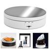 Clenp 360 Degree Electric Turntable for Photography, Round Display Holder