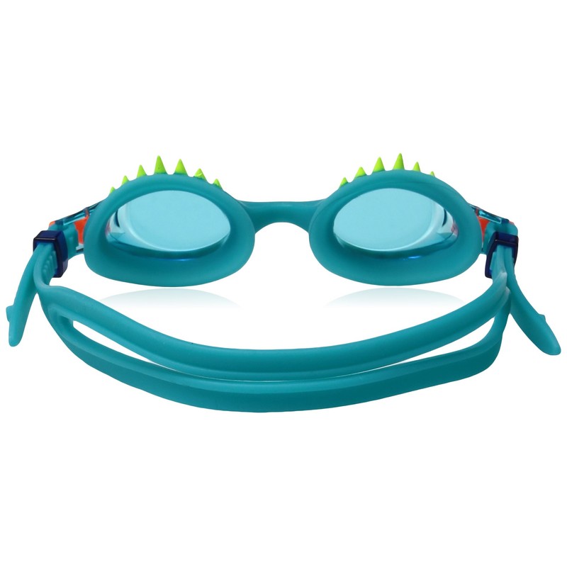 TYR Kids Swimple Spikes Googles, Spikes/Blue/Turquoise, One Size