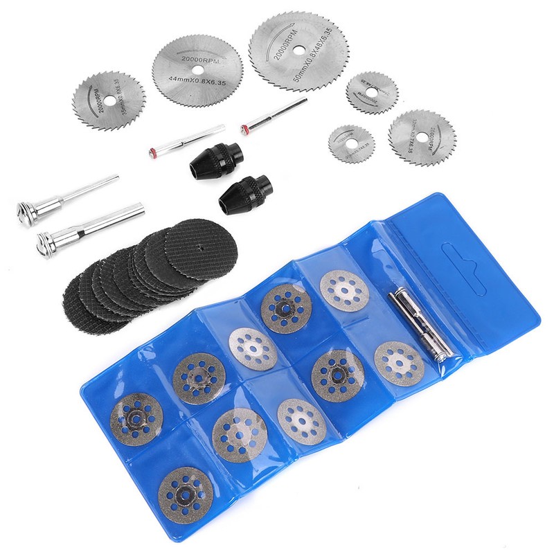 34Pcs Saw Blade Set HHS Circular Resin Diamond Cutting Set