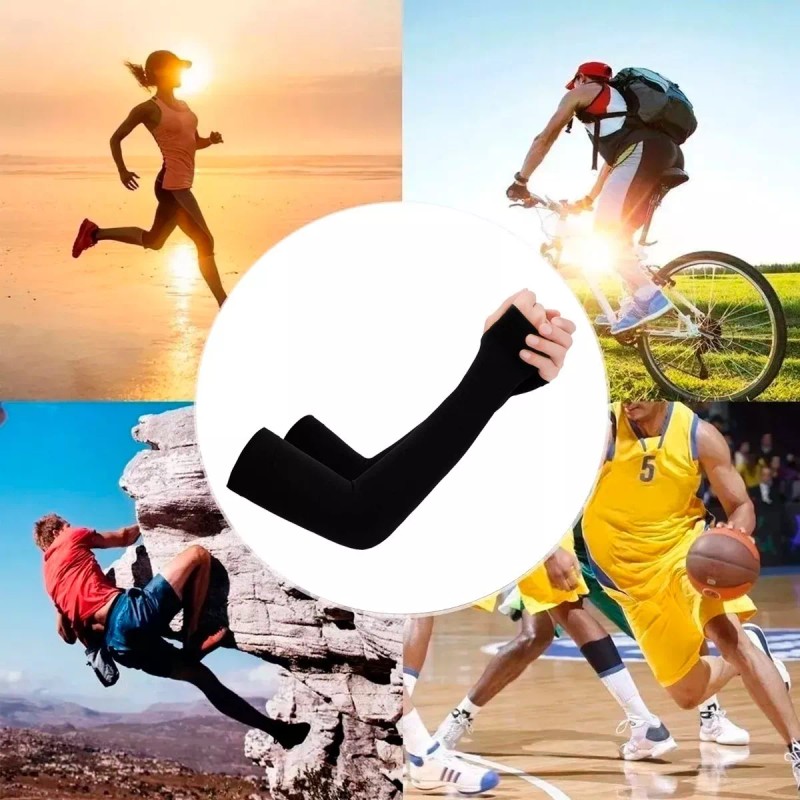 Veraly Juego De Bufanda Bandana + Mangas De Protección Uv