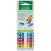 Clover - Clips de 10 piezas, clásicos, los colores pueden