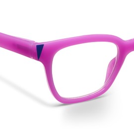 Peepers by PeeperSpecs Women's Purple Soft Square Reading Glasses, 1.00 + 1