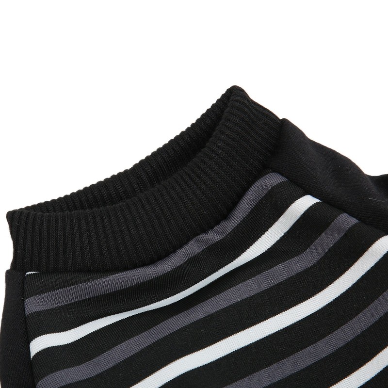 Dog Pajamas Warm Comfortable Stretchy 4 Legs Striped Dog Pajamas