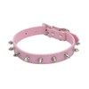 Spiked Cat Collars, Mushrooms Rivet Soft Pu Leather Stud Studded