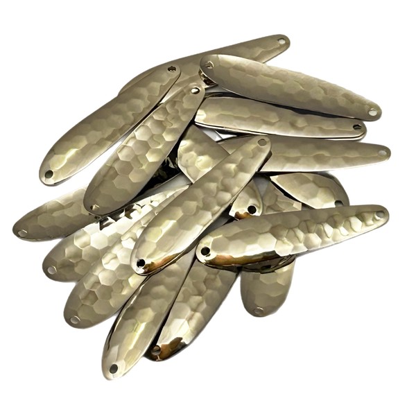 Premium Nickel Hex Trolling Spoon for DIY Lure Making Hex