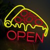 Pizza Open Neon Sign, Pizza Shop Sign, Pizza Shop Window