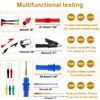 30 PCS Banana Plug Silicone Test Leads Kit, 4mm Stackable