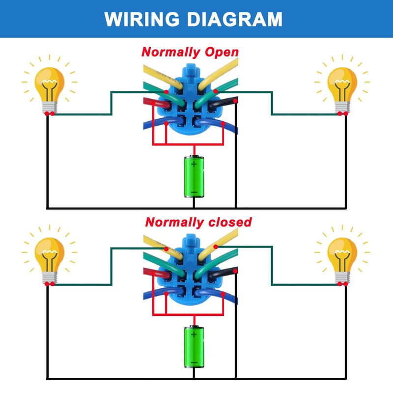 DMWD 19mm Latching Selector Rotary Switch 3 Positions 2NO 2NC