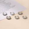 Hanfluenve 6pcs Adjustable Toe Rings Set for Women Fingers Joint