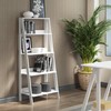 Walker Edison Sophia Modern 4 Shelf Ladder Bookcase , 55