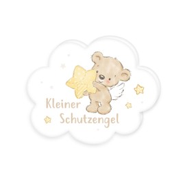Herding Contour Cushion Small Guardian Angel Approx. 33 x 29 x 5 cm Polyester Cloud Cushion