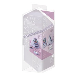 Sonic Pen Case Kakusta Portable Pen Stand Wide with Drawer Violet FD-2045-V