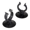Aqua Della, Suction Cup with Clip 3pcs - 16/22mm Black